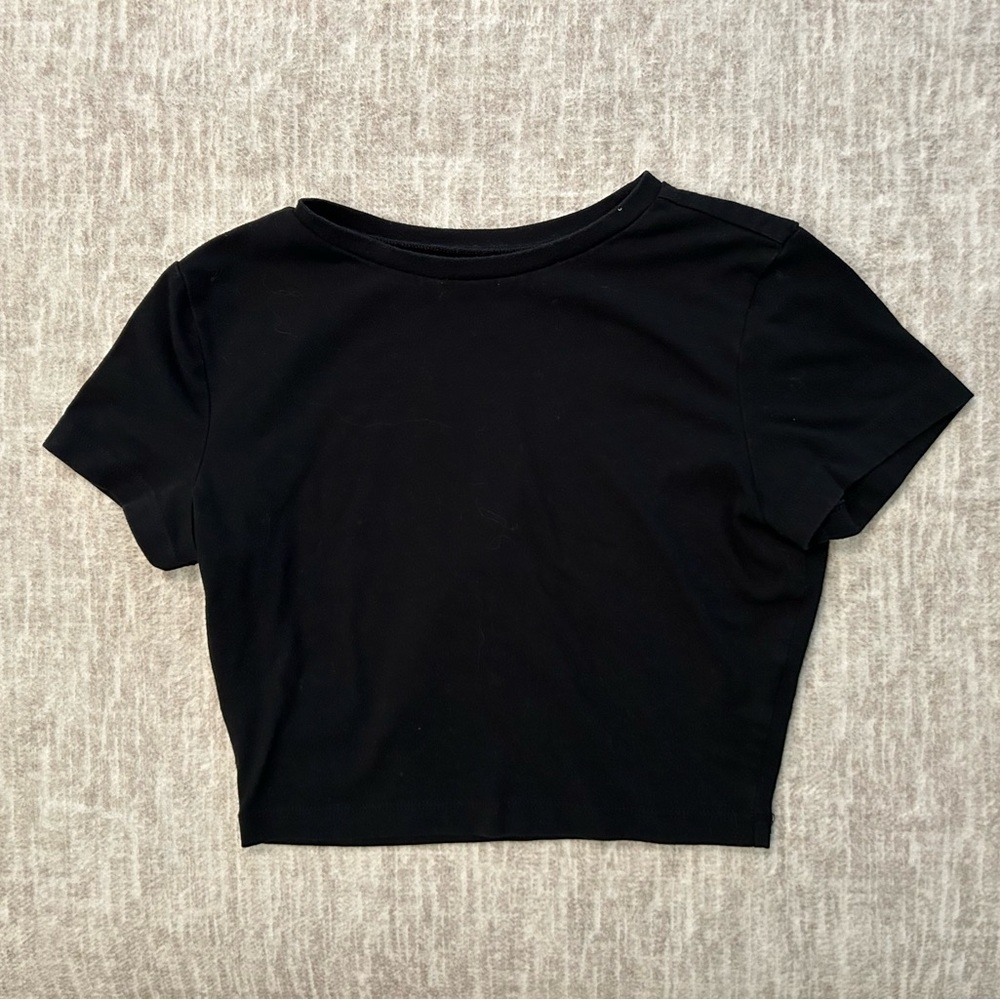 Wild Fable black baby tee size XS
